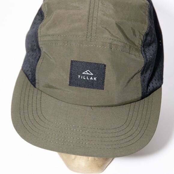 Tillak Wallowa Trail Camp Hat Lightweight Nylon 5 Panel Adjustable Cap Green - Picture 2 of 5